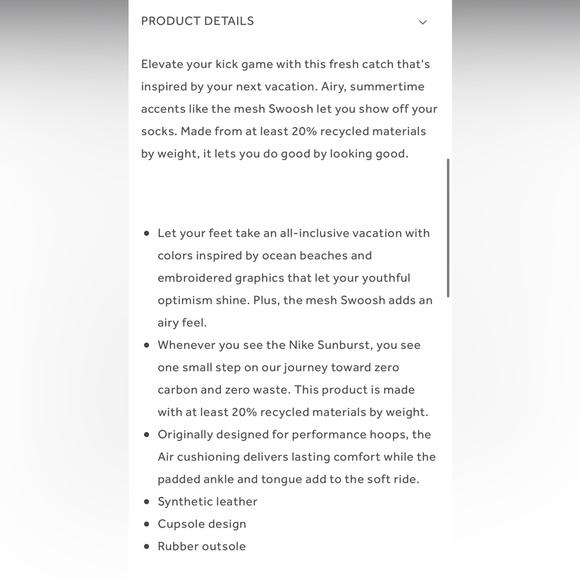 Nike Air Force 1 Mid '07 LV8 Next Nature Sun Club -White Shark's Fin' DM0119-100 - Picture 10 of 11